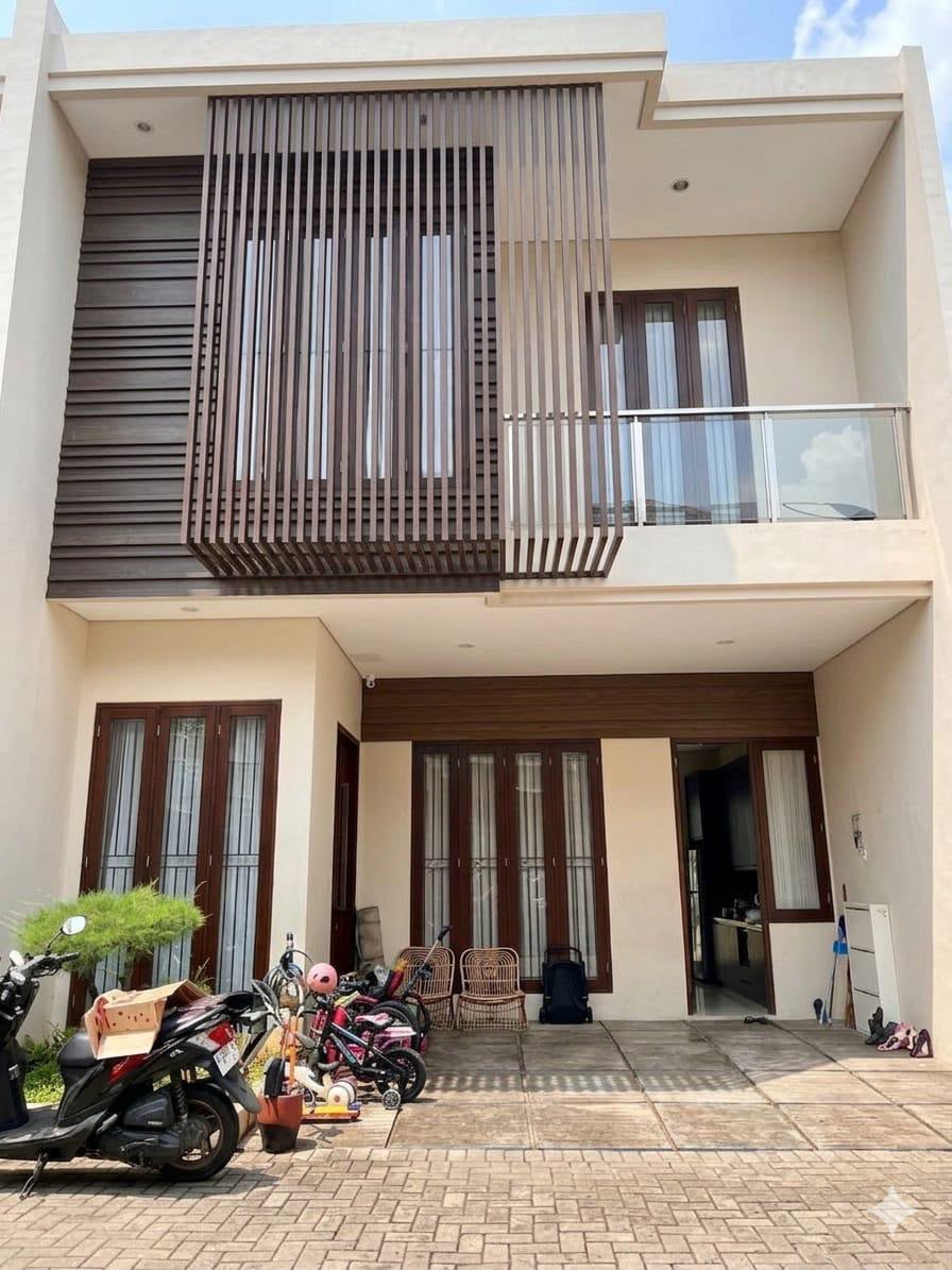 Rumah 2 Lantai dalam Cluster One Gate di Jatibening