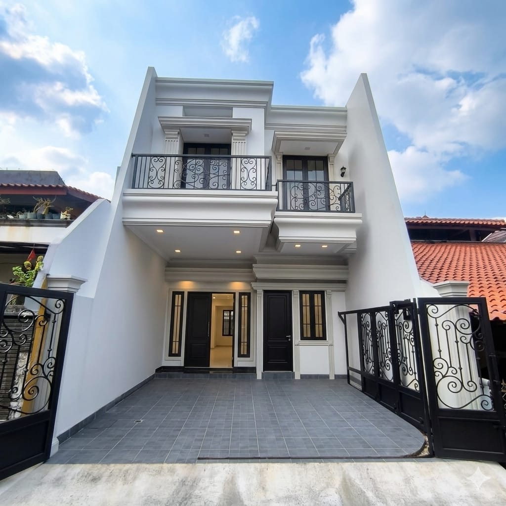 Rumah Baru nan Mewah BISA JALAN KAKI ke Sekolah AL Azhar dan Stasiun LRT Rawamangun